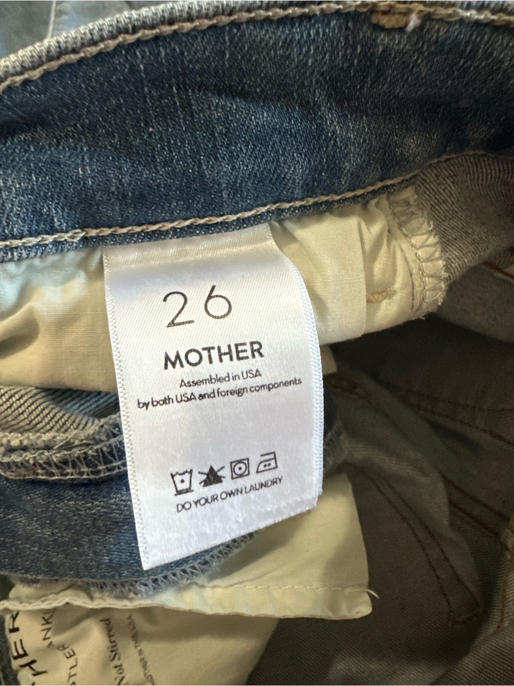 Mother The Hustler Ankle Fray in Shaken, Not Stirred size 26 designer jeans - Picture 4 of 11